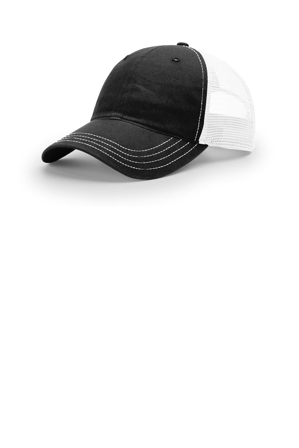 Custom Black/ White Washed Trucker 111, personalized by SanCanDo Swag in Argyle, TX