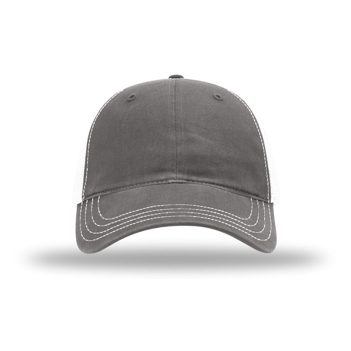 Charcoal/ White | Front | hat_front