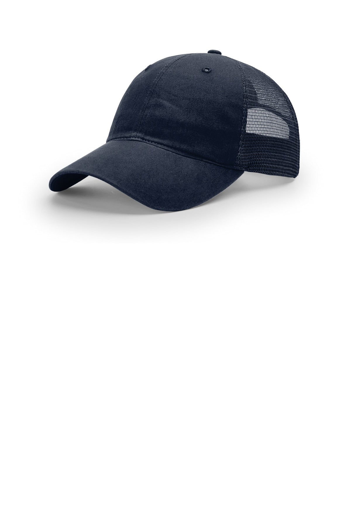 Custom Navy Washed Trucker 111, personalized by SanCanDo Swag in Argyle, TX