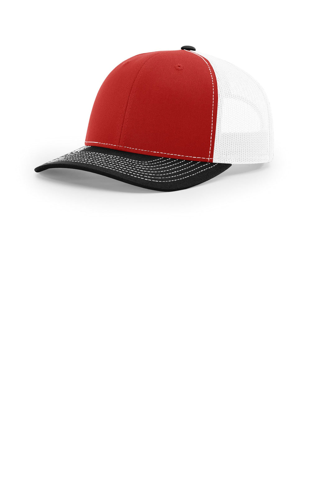 Custom Red/ White/ Black Trucker Cap 112, personalized by SanCanDo Swag in Argyle, TX
