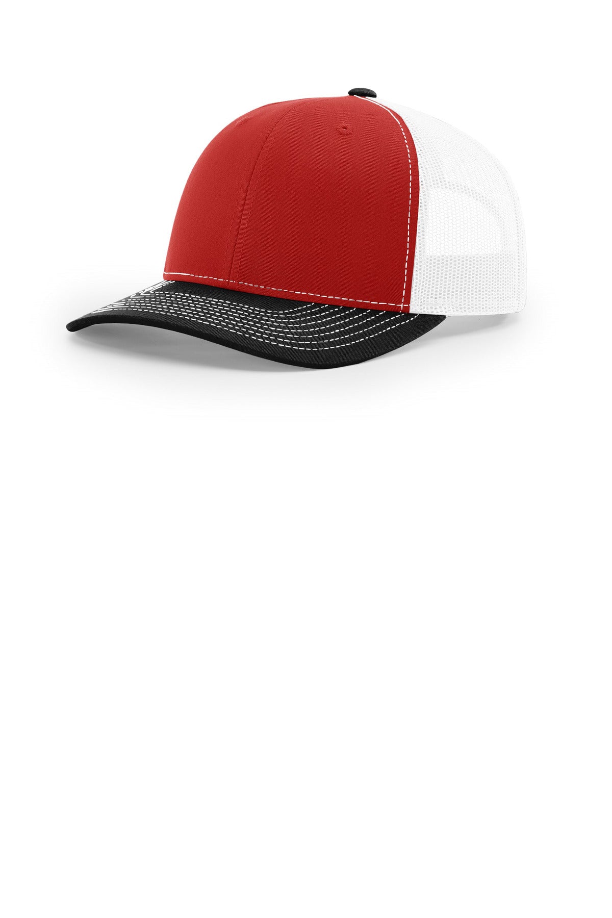 Custom Red/ White/ Black Trucker Cap 112, personalized by SanCanDo Swag in Argyle, TX