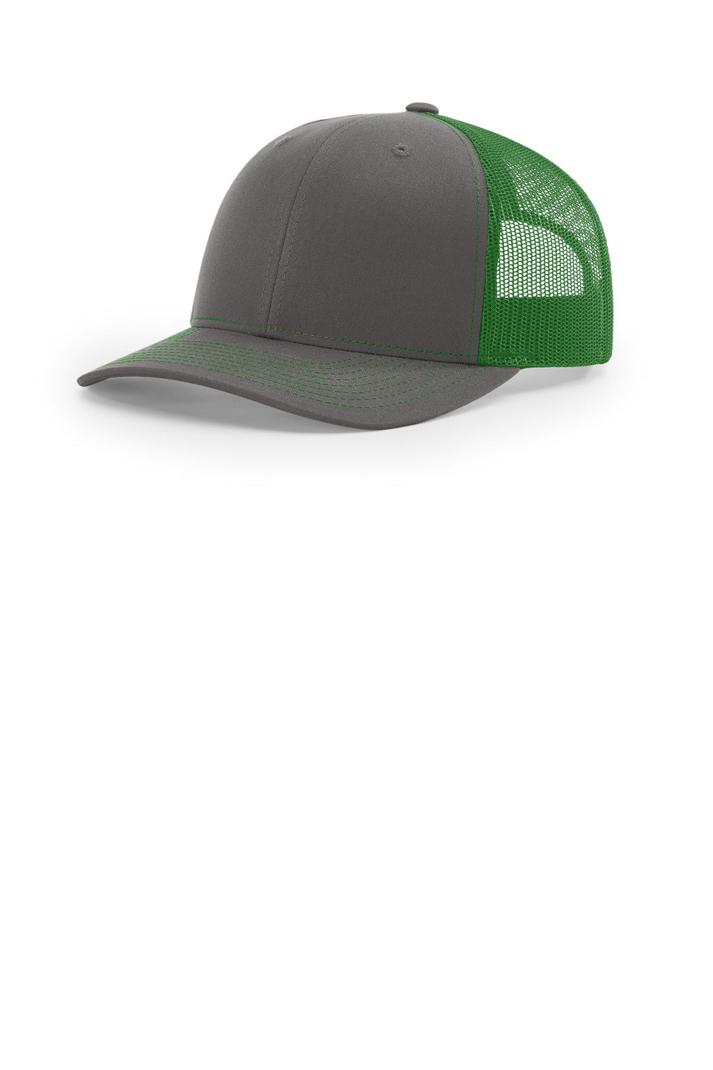 Custom Charcoal/ Kelly Trucker Cap 112, personalized by SanCanDo Swag in Argyle, TX