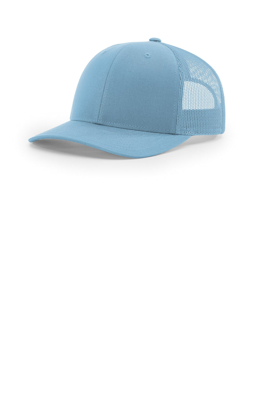 Custom Columbia Blue Trucker Cap 112, personalized by SanCanDo Swag in Argyle, TX