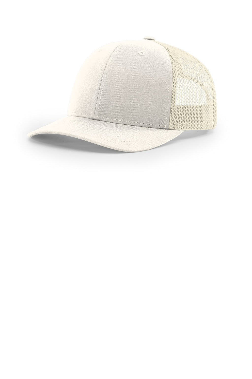 Custom Cream Trucker Cap 112, personalized by SanCanDo Swag in Argyle, TX