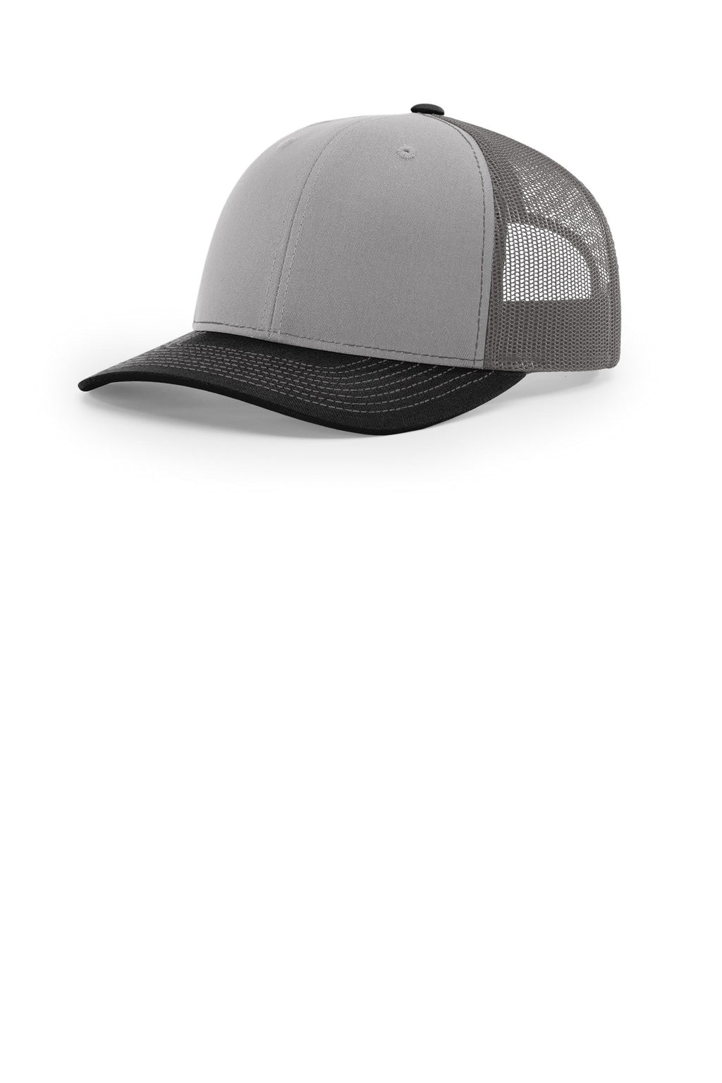Custom Grey/ Charcoal/ Black Trucker Cap 112, personalized by SanCanDo Swag in Argyle, TX