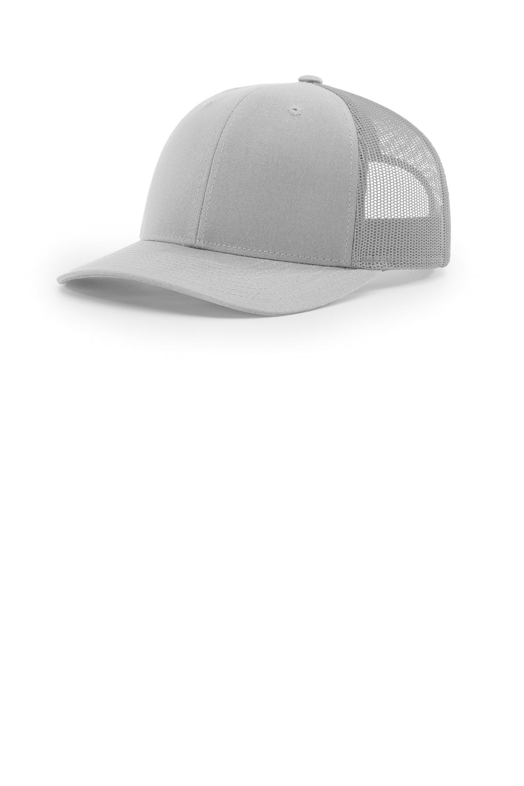 Custom Light Grey Trucker Cap 112, personalized by SanCanDo Swag in Argyle, TX