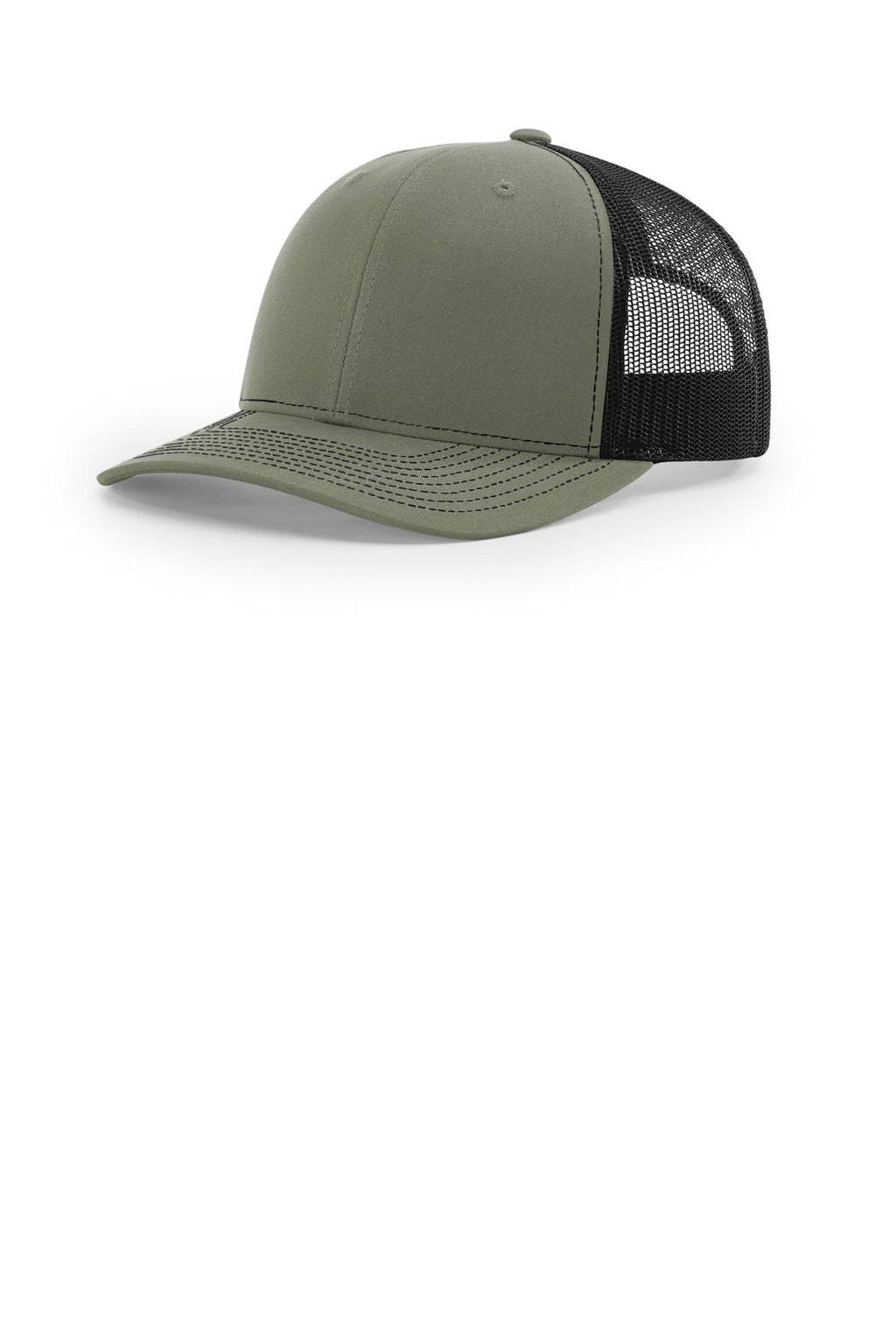 Custom Loden/ Black Trucker Cap 112, personalized by SanCanDo Swag in Argyle, TX