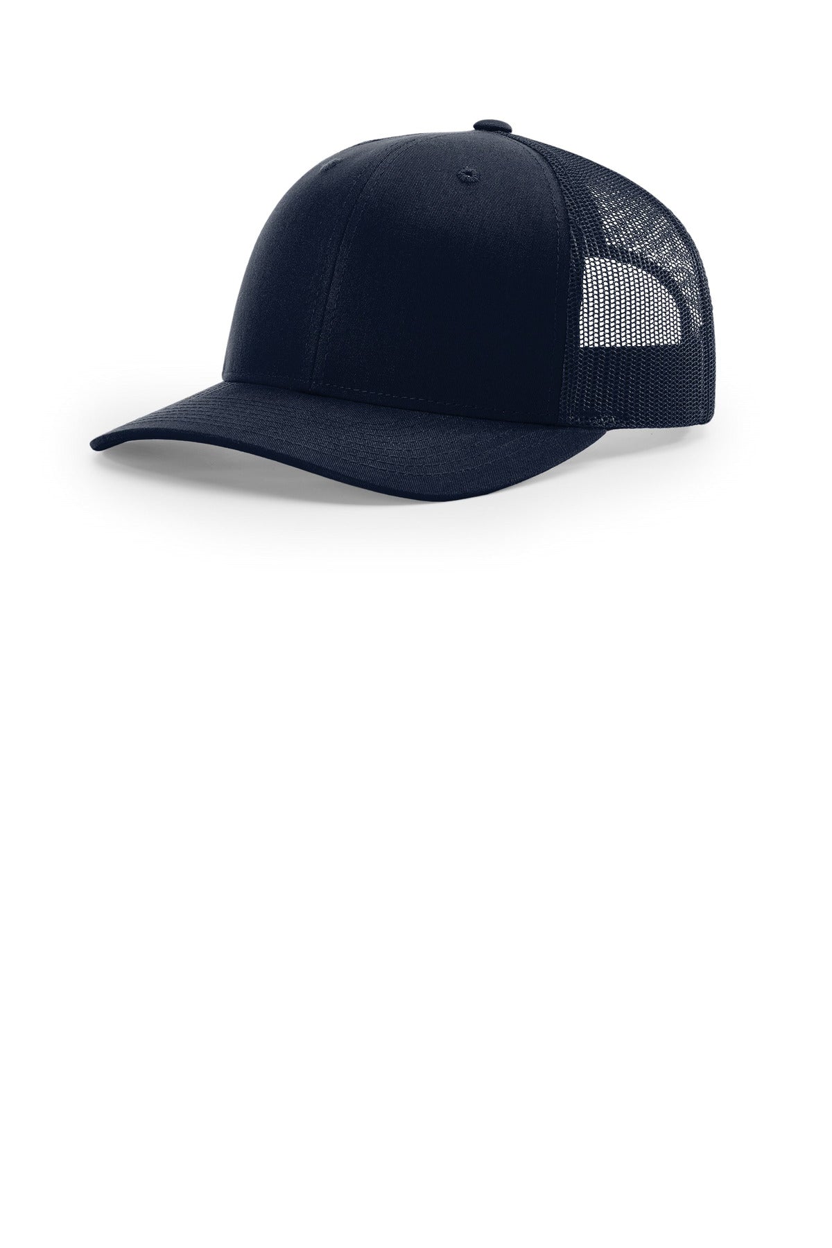 Custom Navy Trucker Cap 112, personalized by SanCanDo Swag in Argyle, TX