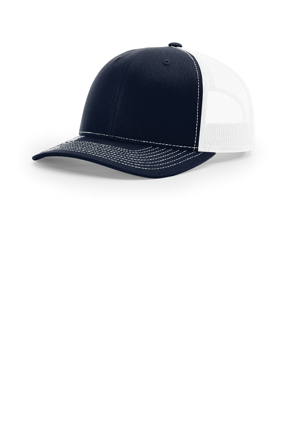 Custom Navy/ White Trucker Cap 112, personalized by SanCanDo Swag in Argyle, TX