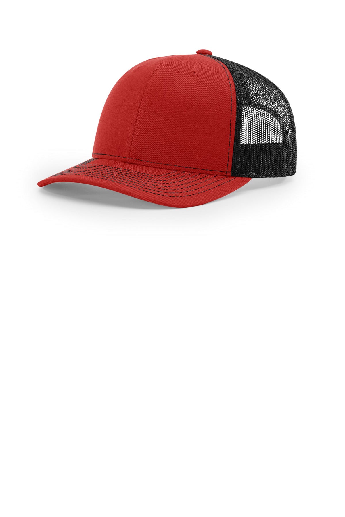 Custom Red/ Black Trucker Cap 112, personalized by SanCanDo Swag in Argyle, TX