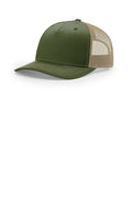 Custom Army Olive/ Tan Five-Panel Trucker 112FP, personalized by SanCanDo Swag in Argyle, TX