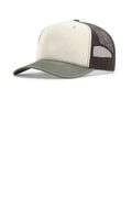 Custom Birch/ Brown/ Loden Five-Panel Champ Trucker 112FPC, personalized by SanCanDo Swag in Argyle, TX