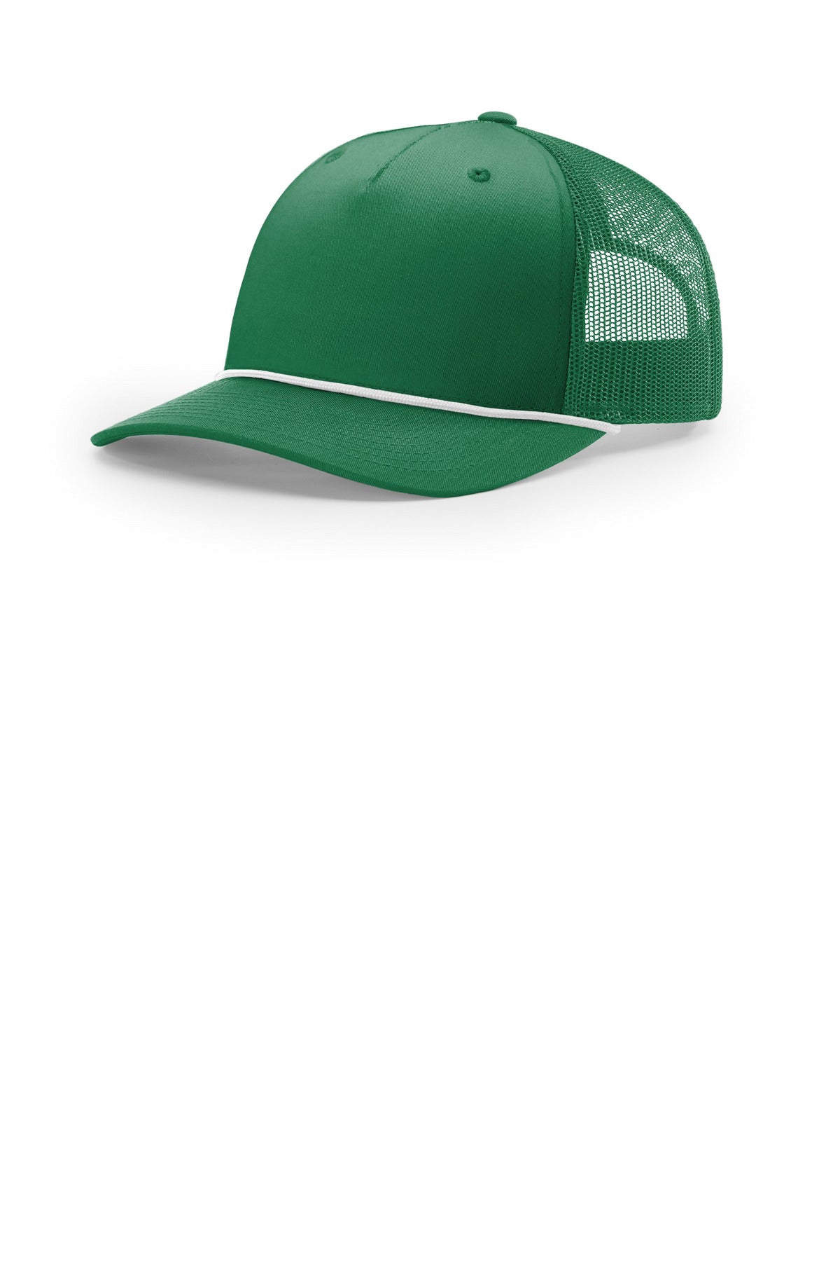 Custom Kelly/ White Five-Panel with Rope 112FPR, personalized by SanCanDo Swag in Argyle, TX