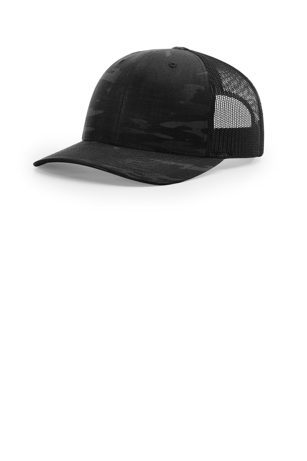 Custom Multicam Black/ Black Printed Tactical Trucker 112PT, personalized by SanCanDo Swag in Argyle, TX