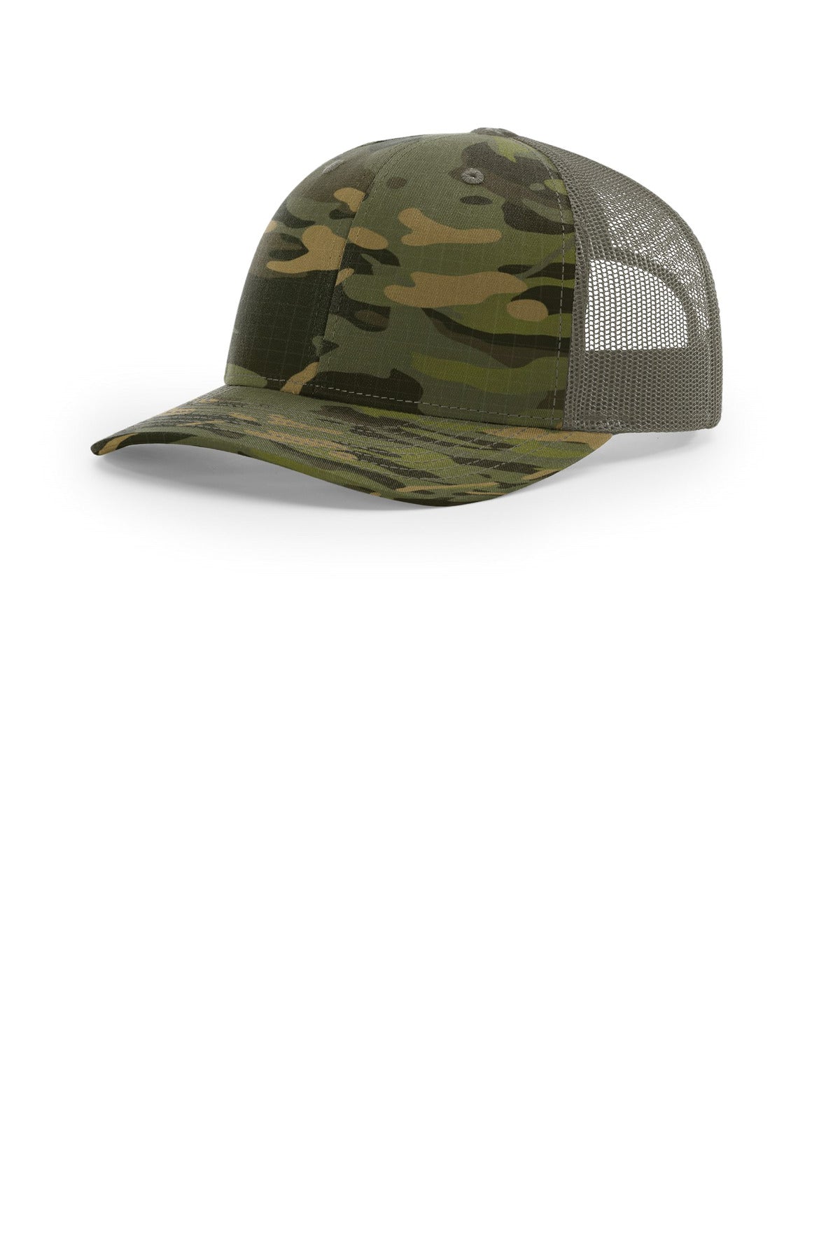 Custom Multicam Tropic/ Loden Printed Tactical Trucker 112PT, personalized by SanCanDo Swag in Argyle, TX