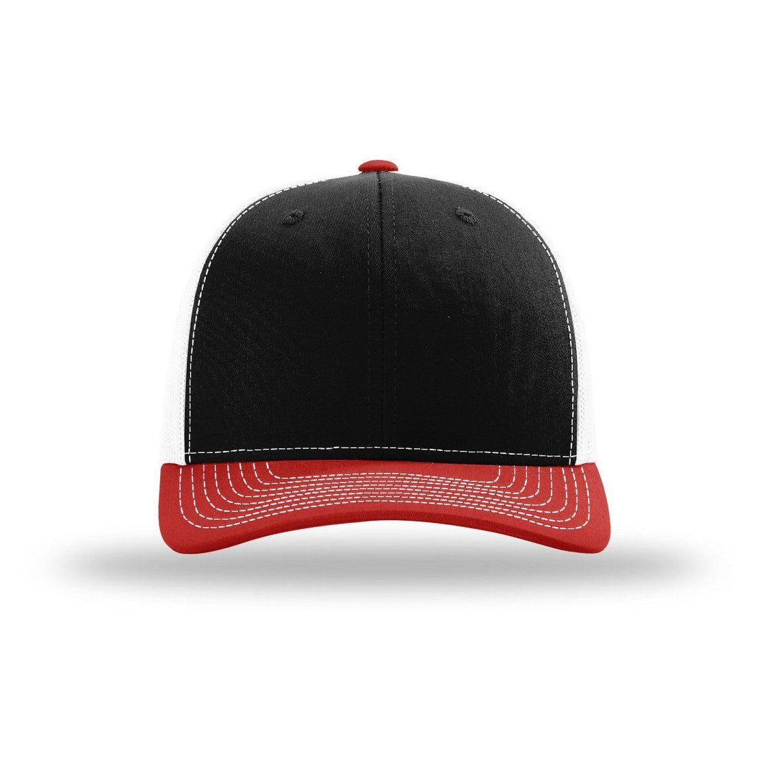 Black/ White/ Red | Front | hat_front