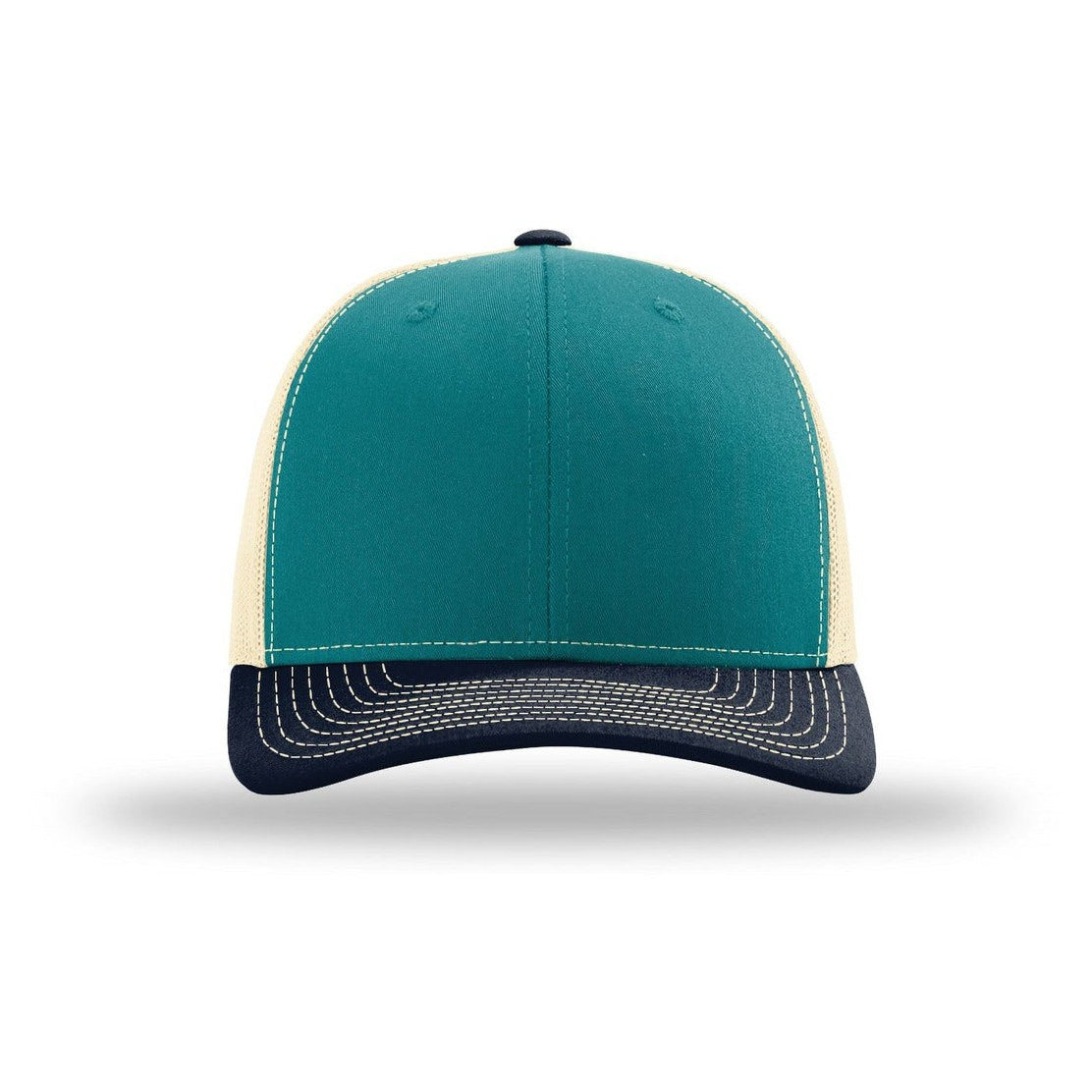 Blue Teal/ Birch/ Navy | Front | hat_front