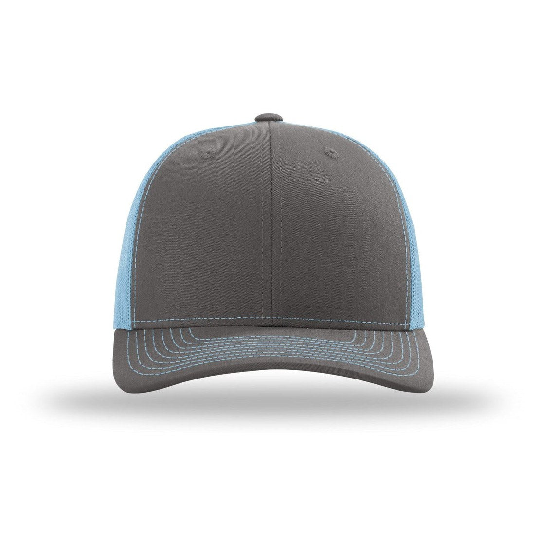 Charcoal/ Columbia Blue | Front | hat_front