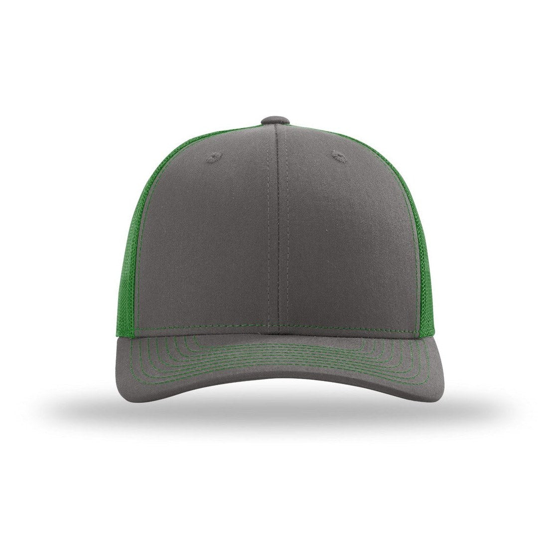 Charcoal/ Kelly | Front | hat_front