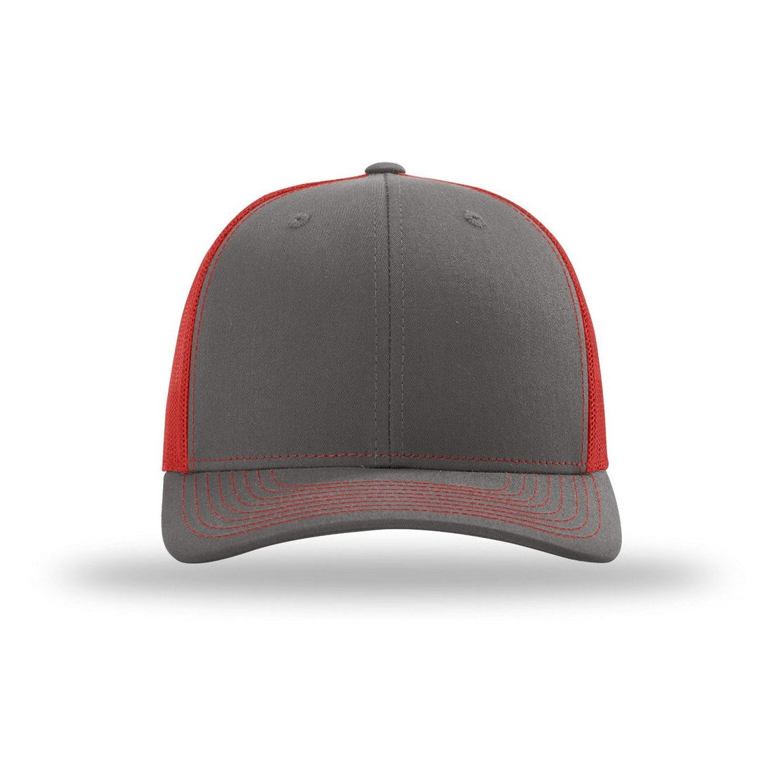Charcoal/ Red | Front | hat_front