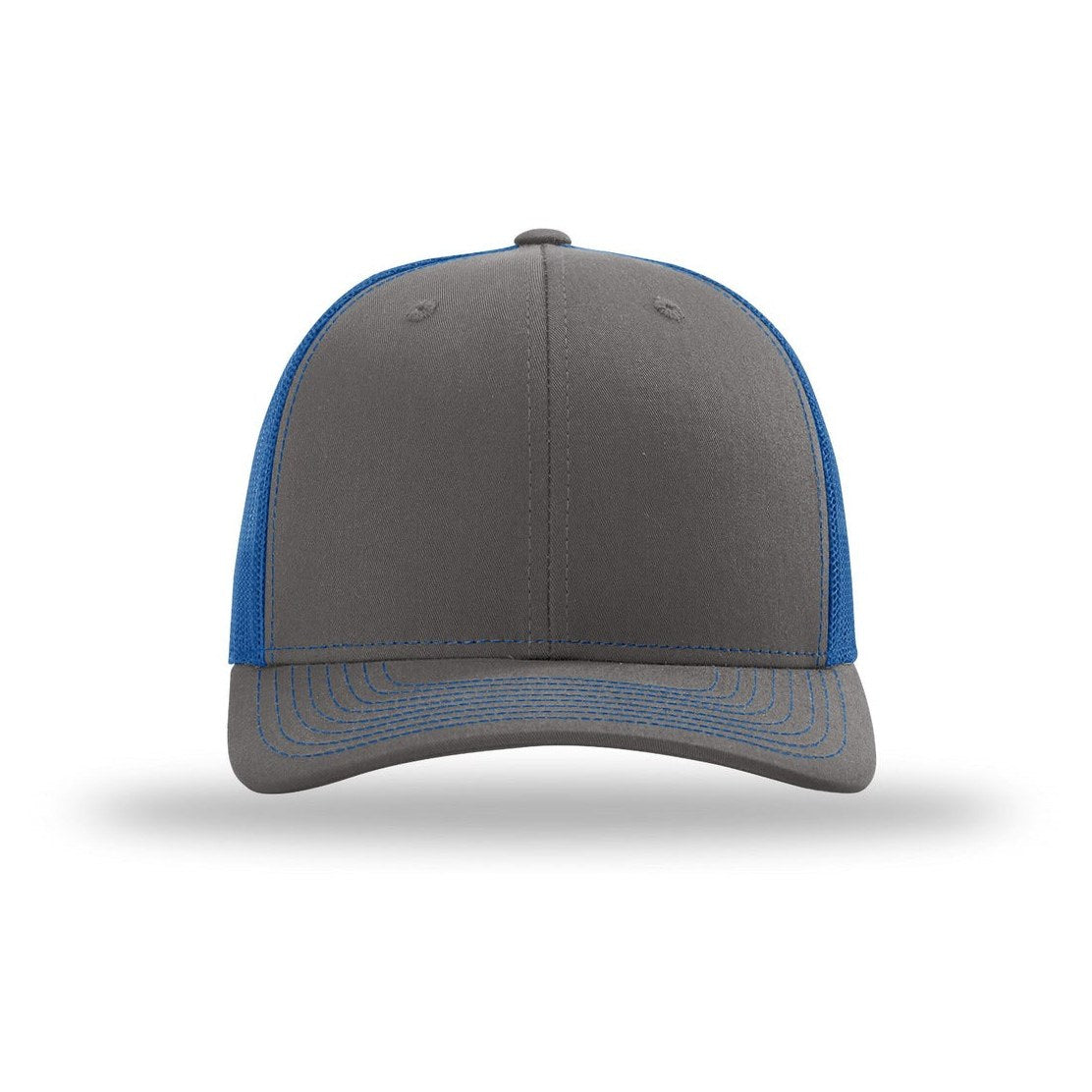 Charcoal/ Royal | Front | hat_front