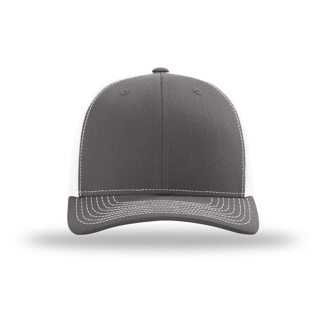 Charcoal/ White | Front | hat_front