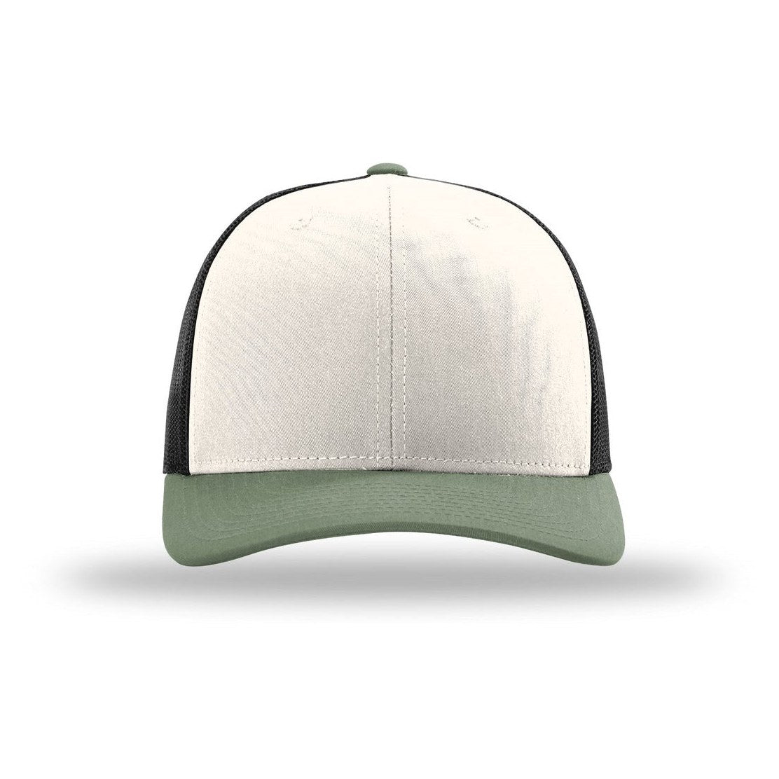 Cream/ Black/ Loden | Front | hat_front