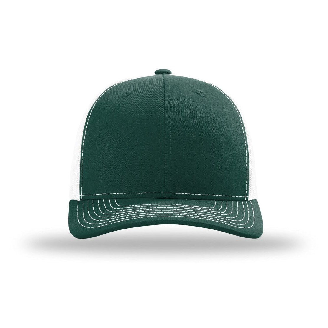 Dark Green/ White | Front | hat_front