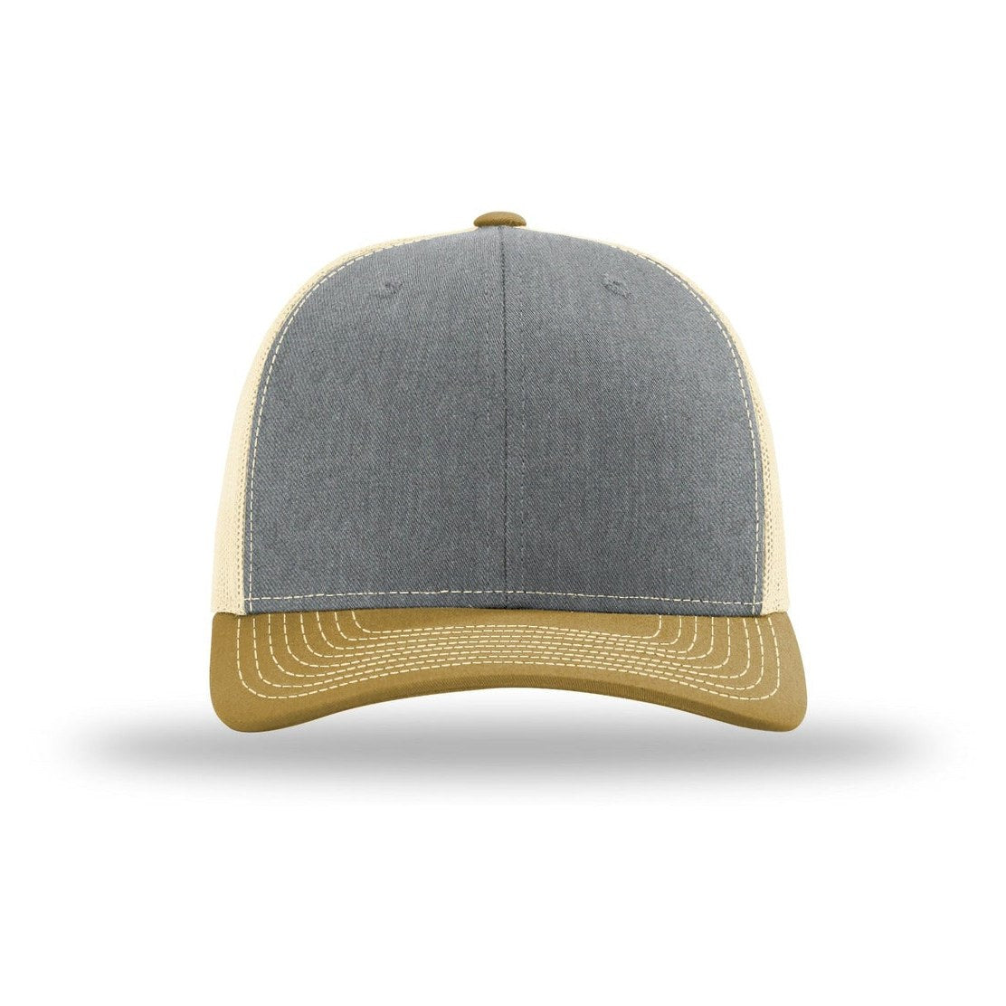 Heather Grey/ Birch/ Amber Gold | Front | hat_front