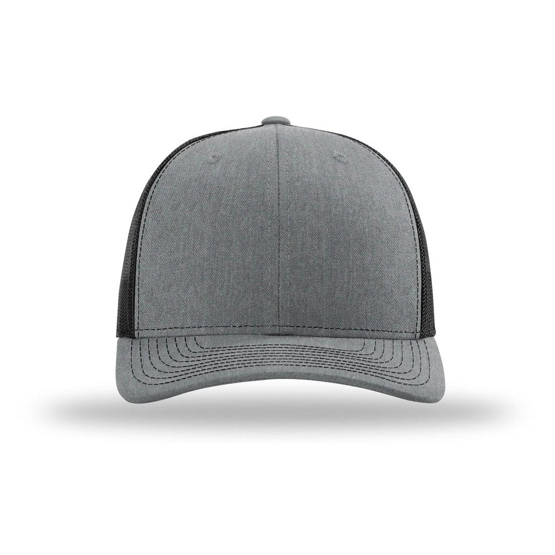 Heather Grey/ Black | Front | hat_front