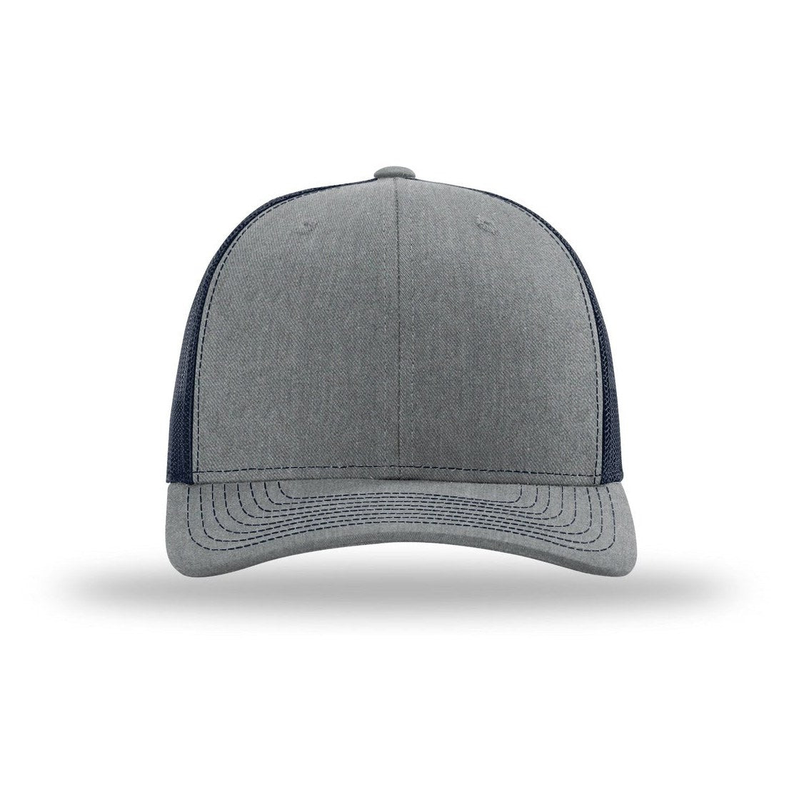 Heather Grey/ Navy | Front | hat_front