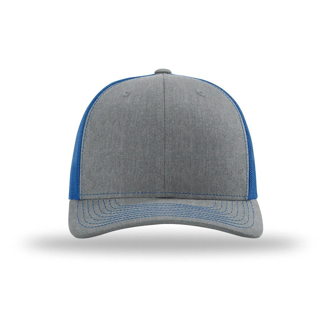 Heather Grey/ Royal | Front | hat_front