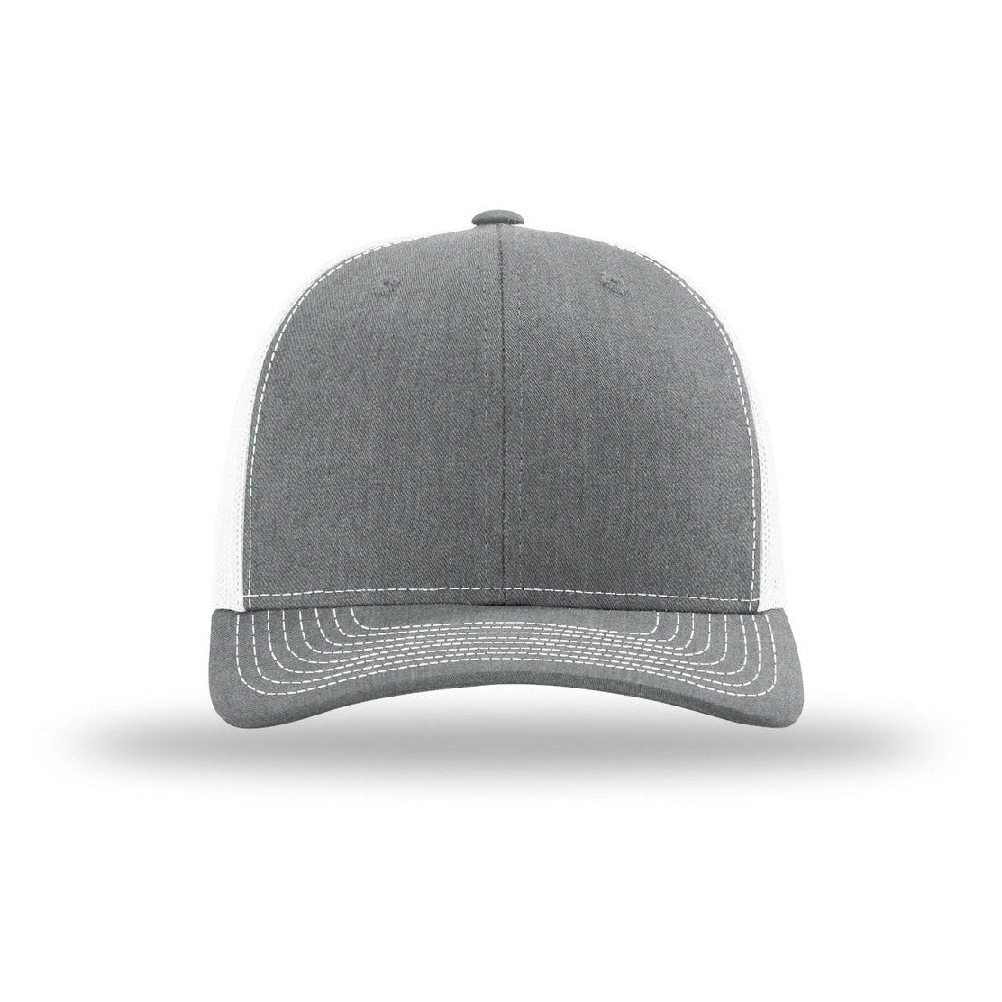 Heather Grey/ White | Front | hat_front