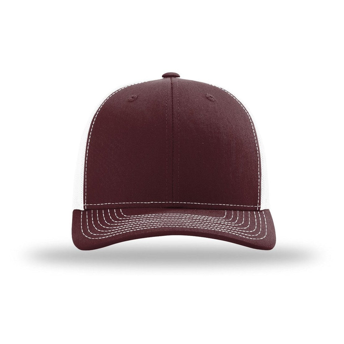 Maroon/ White | Front | hat_front