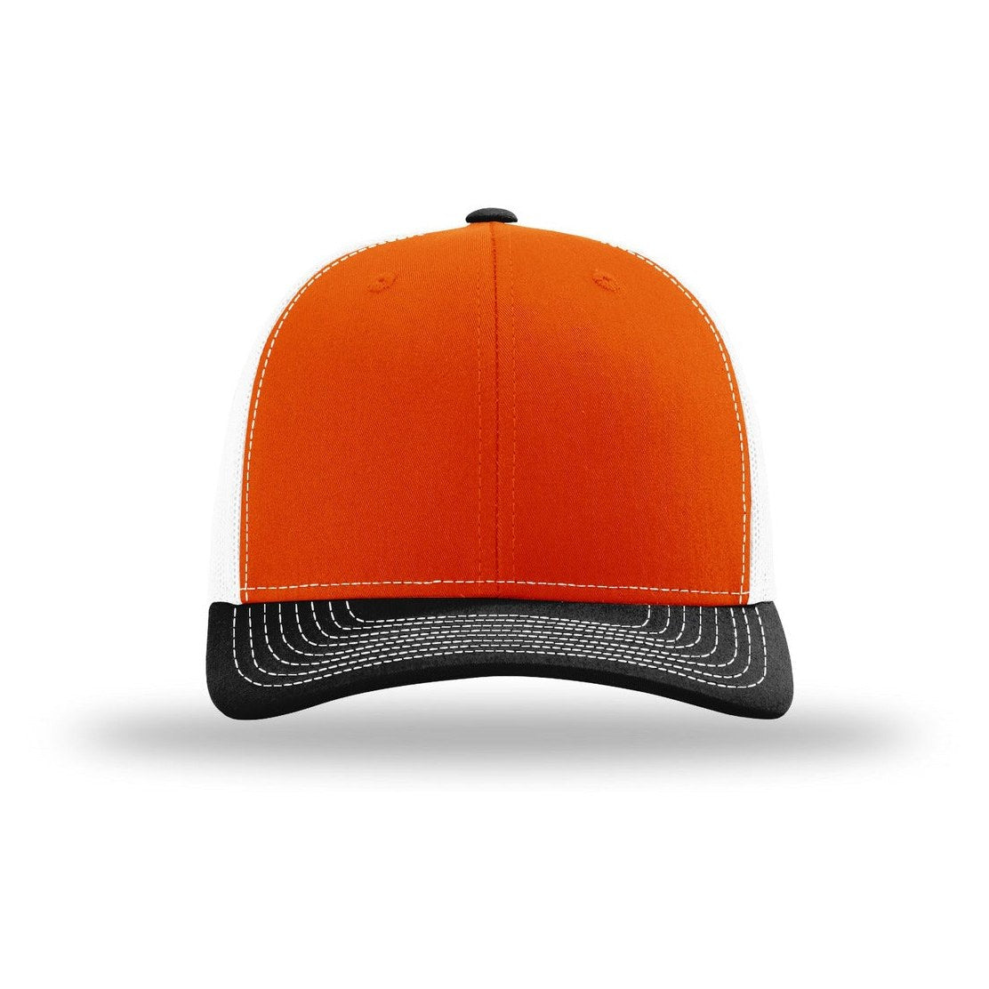 Orange/ White/ Black | Front | hat_front
