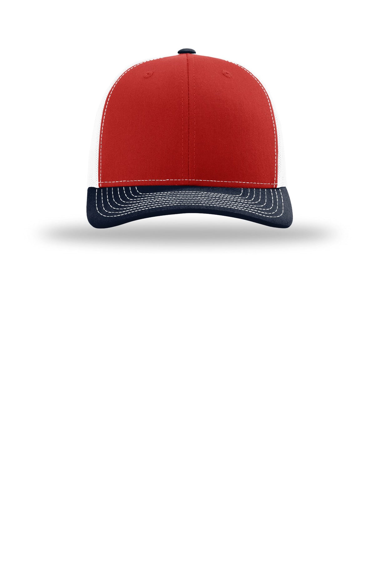 Red/ White/ Navy | Front | hat_front