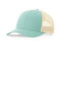 Custom Aruba Blue/ Birch Low Pro Trucker 115, personalized by SanCanDo Swag in Argyle, TX