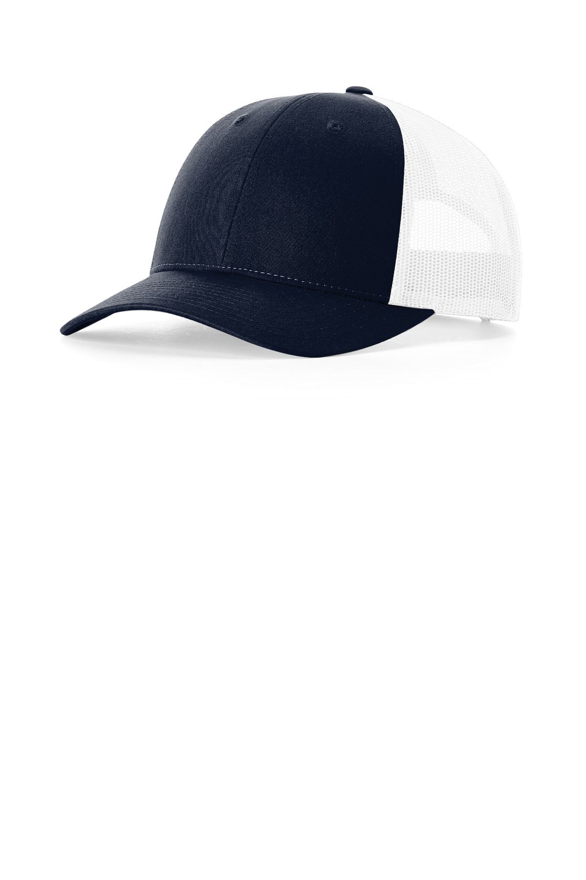 Custom Navy/ White Low Pro Trucker 115, personalized by SanCanDo Swag in Argyle, TX