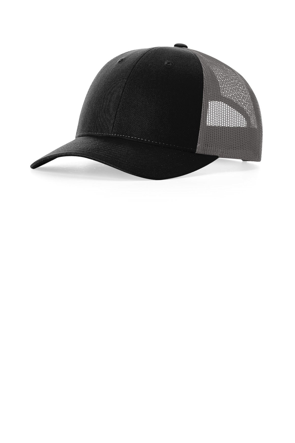 Custom Black/ Charcoal Low Pro Trucker 115, personalized by SanCanDo Swag in Argyle, TX