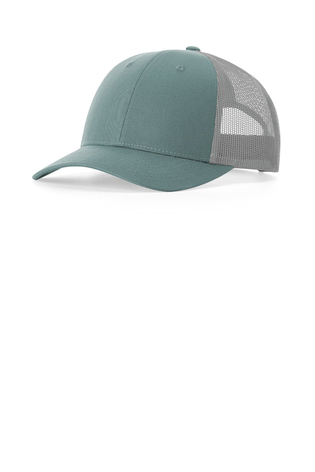 Custom Smoke Blue/ Aluminum Low Pro Trucker 115, personalized by SanCanDo Swag in Argyle, TX