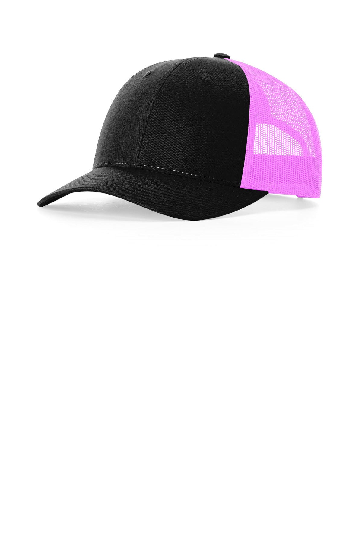 Custom Black/ Neon Pink Low Pro Trucker 115, personalized by SanCanDo Swag in Argyle, TX