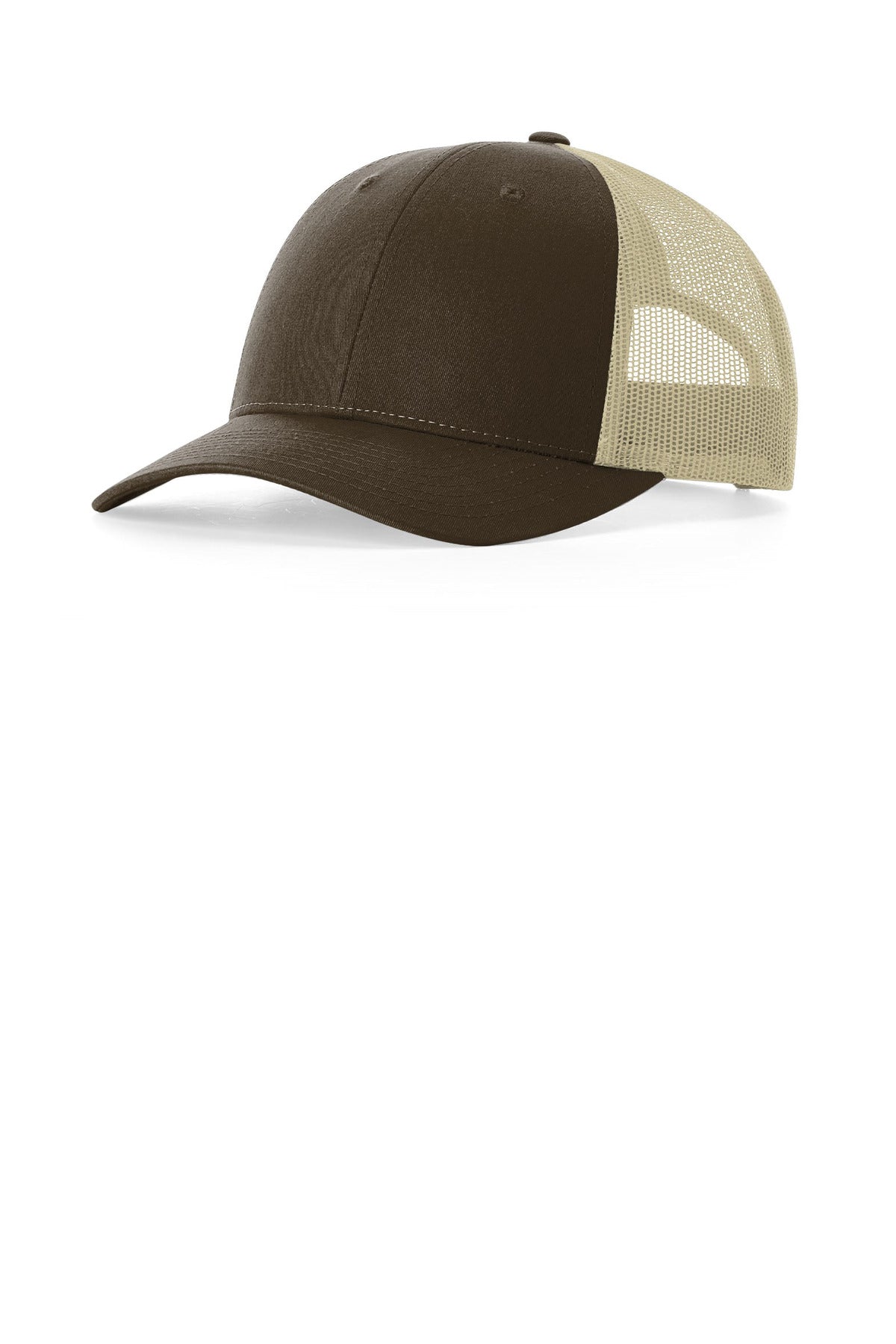 Custom Brown/ Khaki Low Pro Trucker 115, personalized by SanCanDo Swag in Argyle, TX