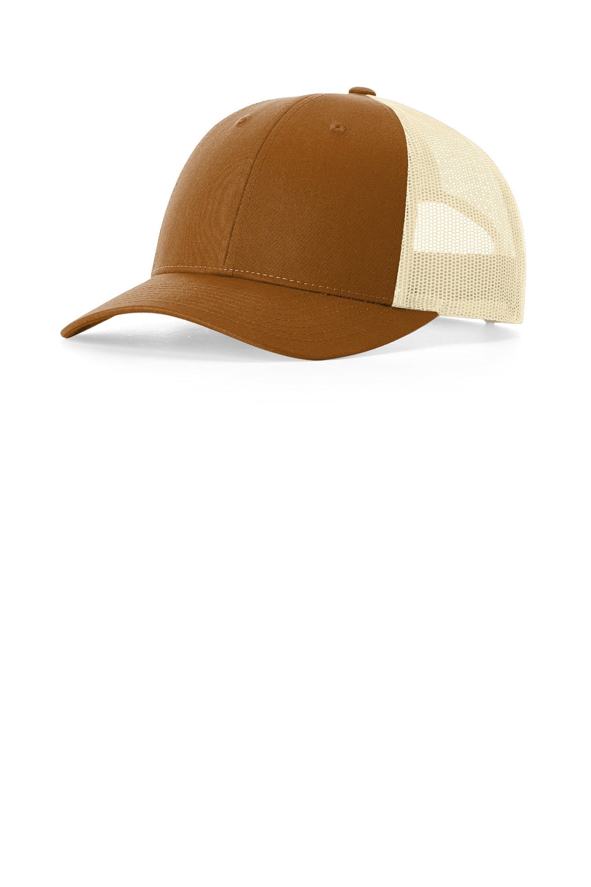 Custom Caramel/ Birch Low Pro Trucker 115, personalized by SanCanDo Swag in Argyle, TX