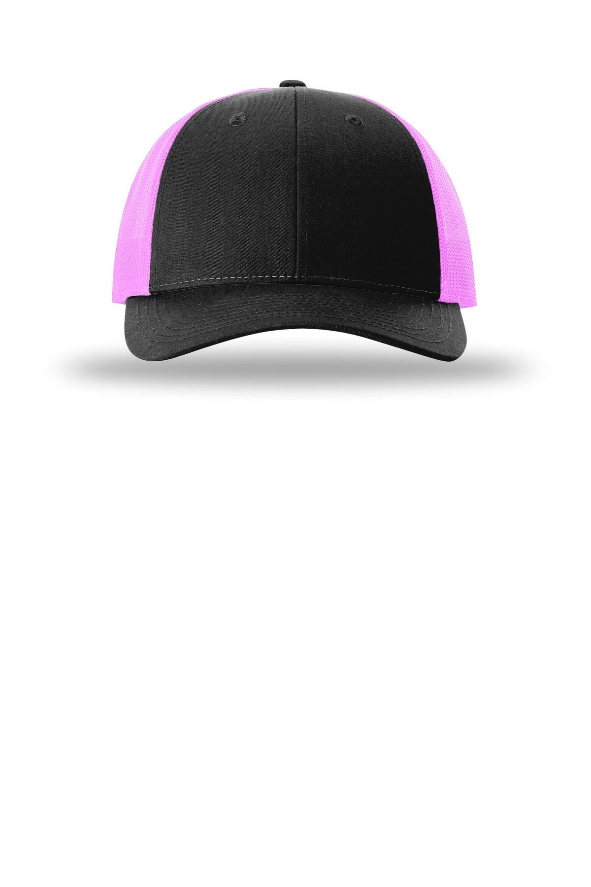 Black/ Neon Pink | Front | hat_front