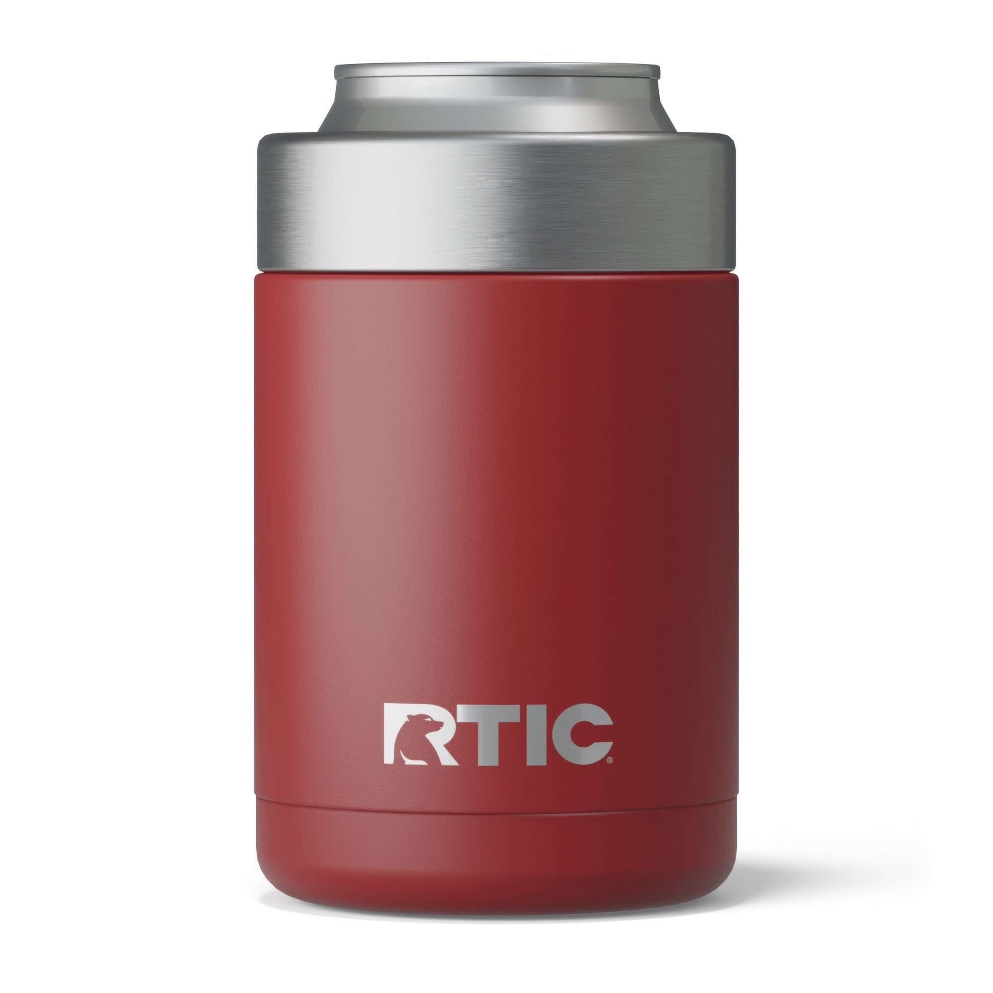 Custom Black Cherry RTIC 12 oz Essential Can Cooler, personalized by SanCanDo Swag in Argyle, TX