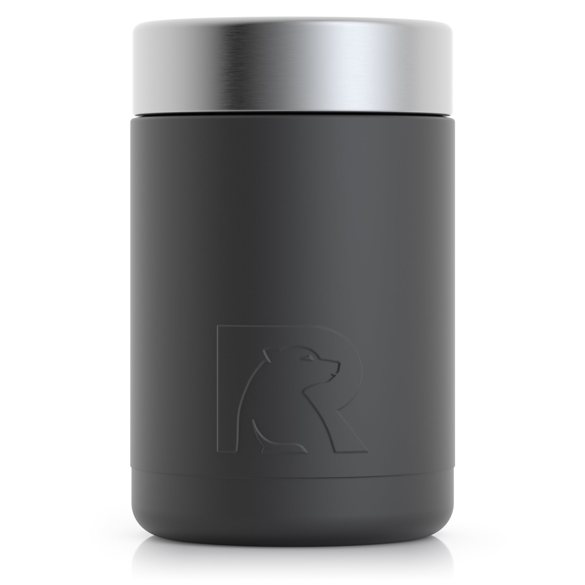 Custom Black RTIC 12 oz Essential Can Cooler, personalized by SanCanDo Swag in Argyle, TX