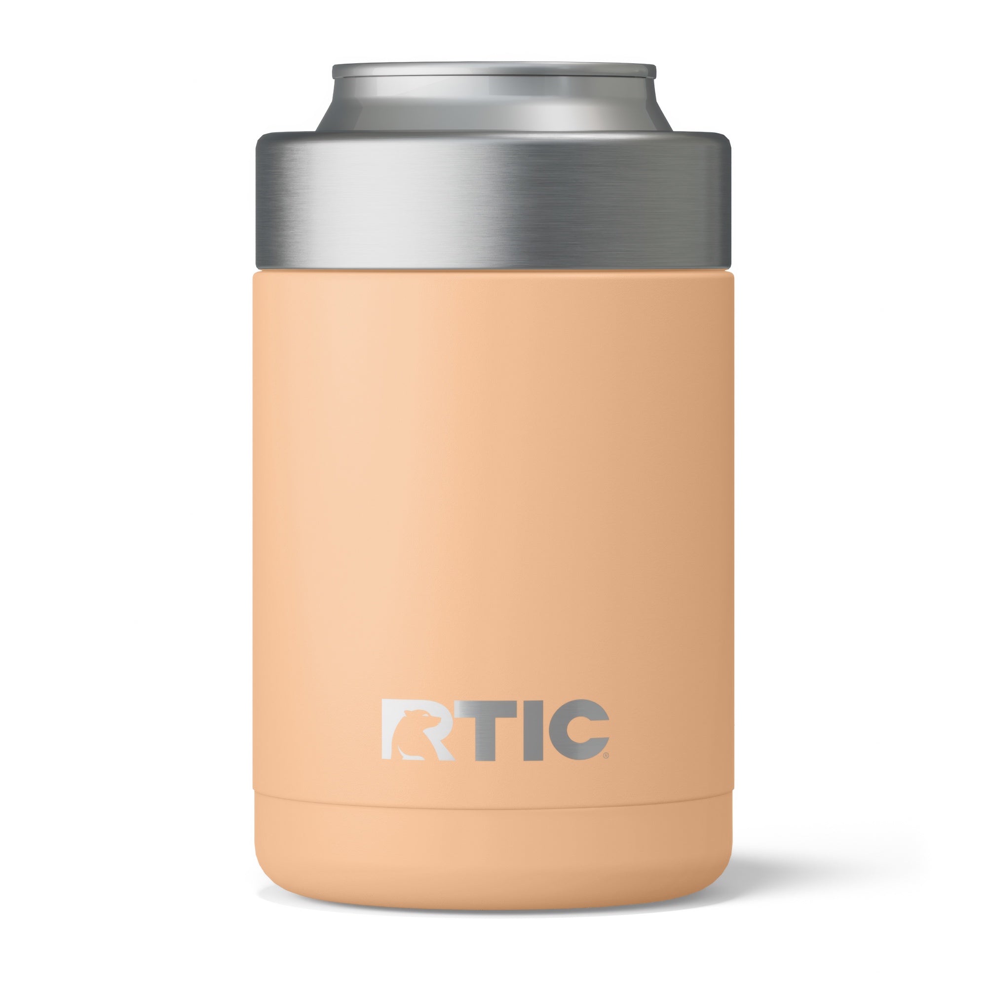 Custom Peach Tea RTIC 12 oz Essential Can Cooler, personalized by SanCanDo Swag in Argyle, TX