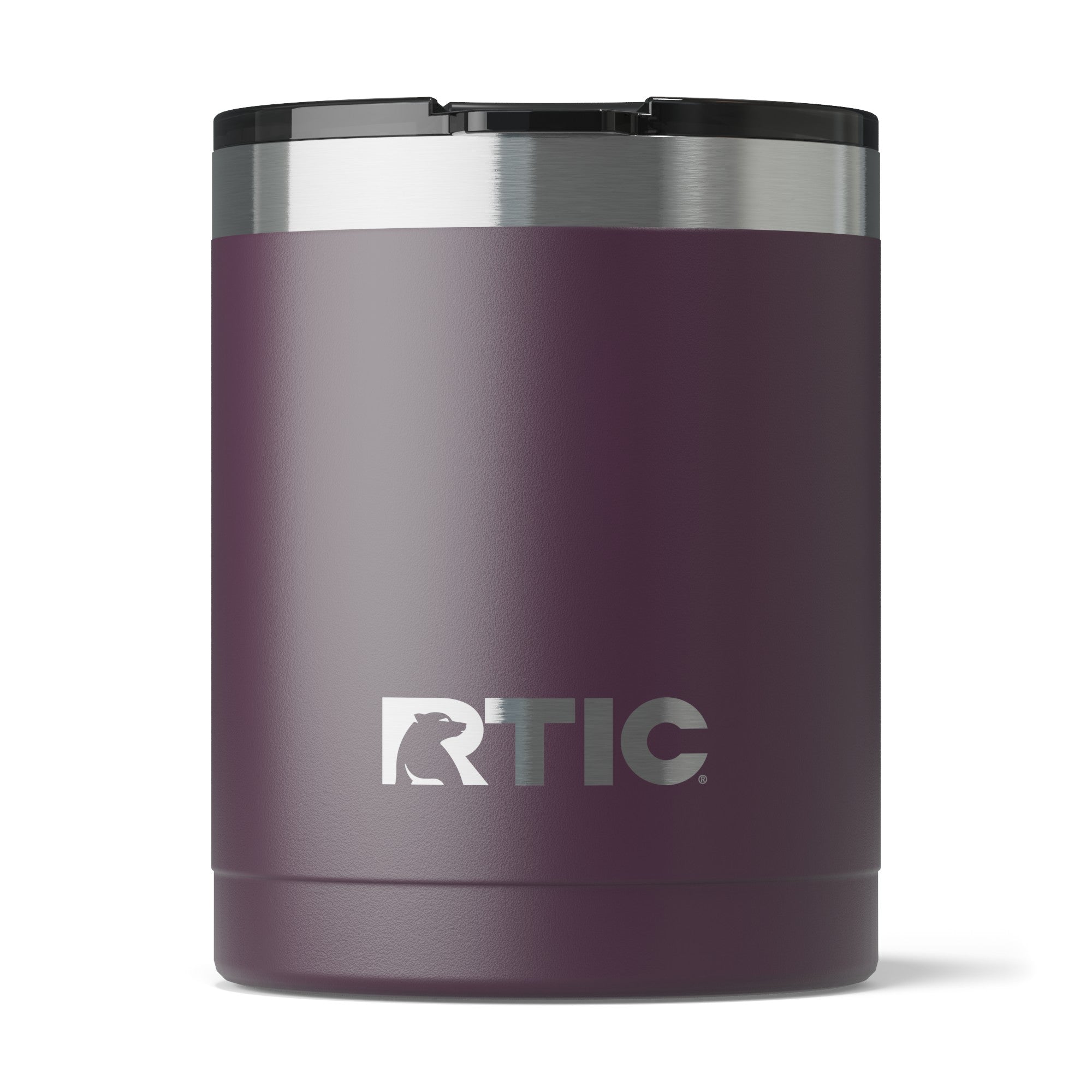 Custom Plum RTIC 12 oz Essential Lowball Tumbler, personalized by SanCanDo Swag in Argyle, TX