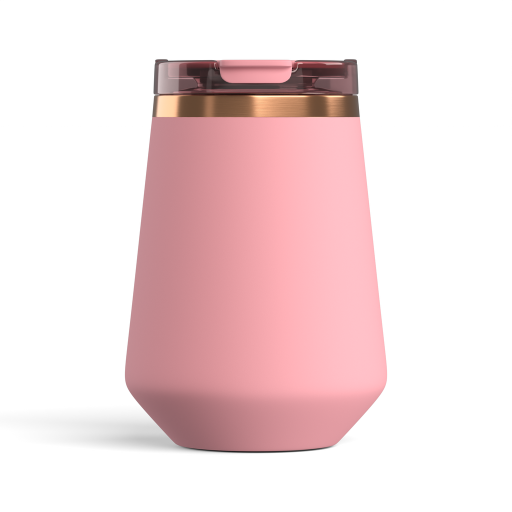 Custom Rosewater RTIC 12 oz Happy Hour Wine Tumbler, personalized by SanCanDo Swag in Argyle, TX