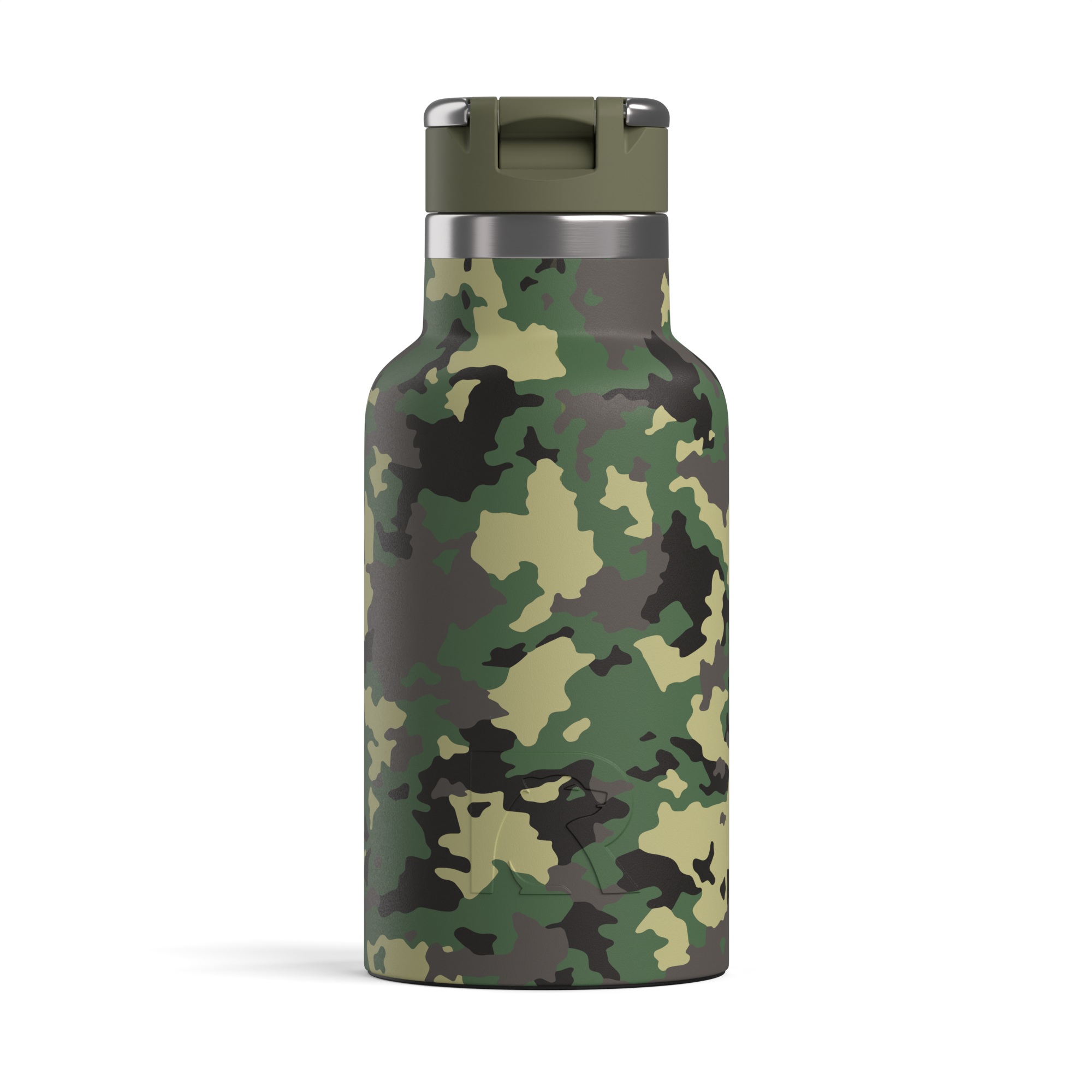 Custom Digital Camo RTIC 12 oz Little Journey Bottle, personalized by SanCanDo Swag in Argyle, TX